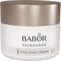 Crema de tratamiento facial para revitalizar la piel cansada y apagada. Vitalizing Cream